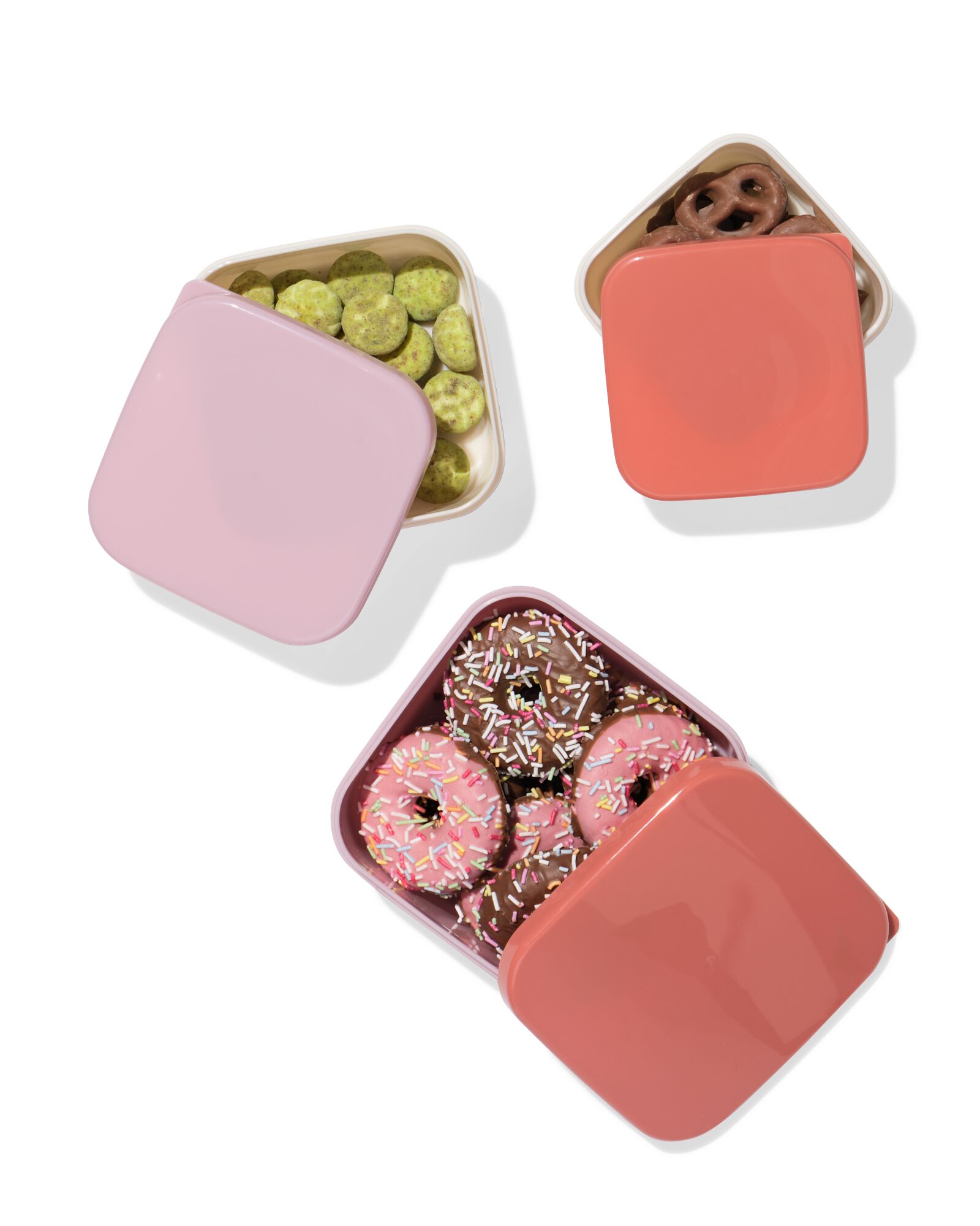 bo&icirc;tes &agrave; collation terra - 3 pi&egrave;ces - 80650215 - HEMA