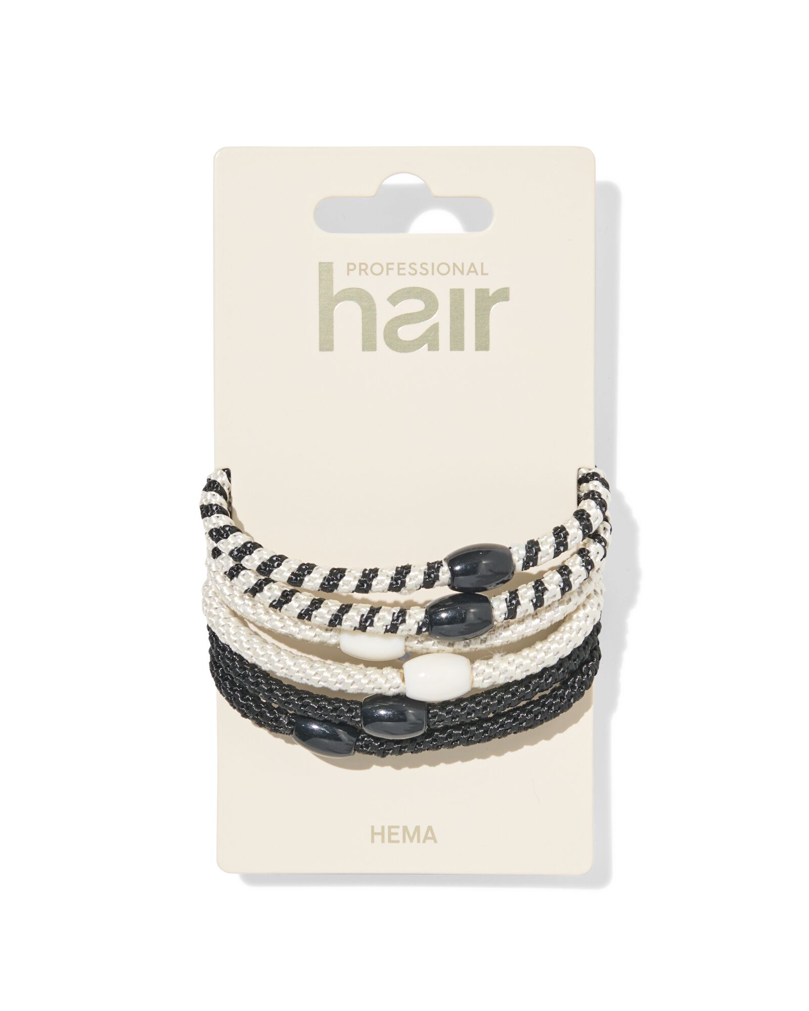 Haargummis, d&uuml;nn, schwarz &ndash; 6 St&uuml;ck - 11800241 - HEMA