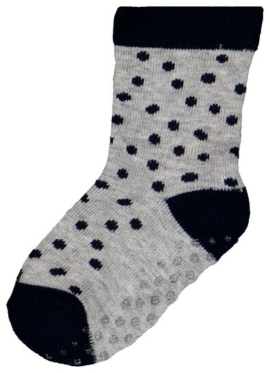 5 paires de chaussettes bébé avec coton bleu 0-6 m - 4730541 - HEMA