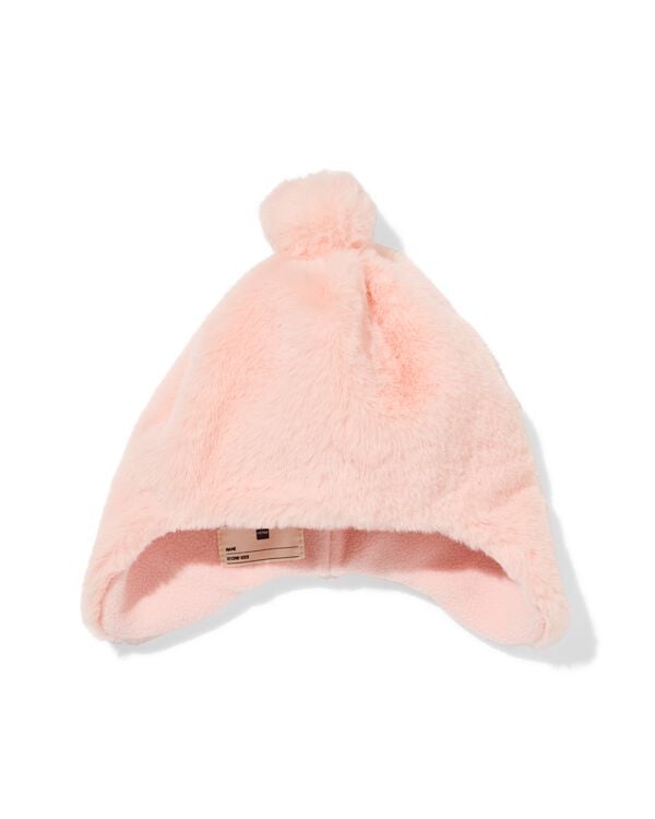 bonnet bébé pompon rose pâle rose pâle - 33200325LIGHTPINK - HEMA