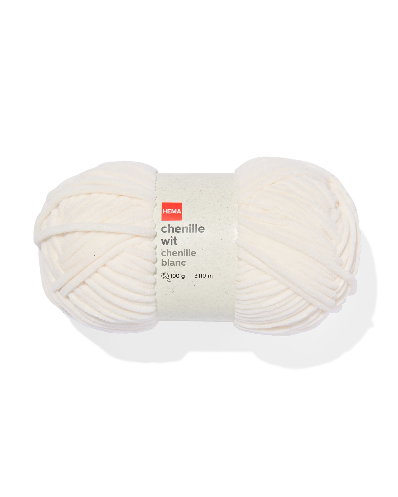 fil chenille blanc 100g 110m - 60760027 - HEMA