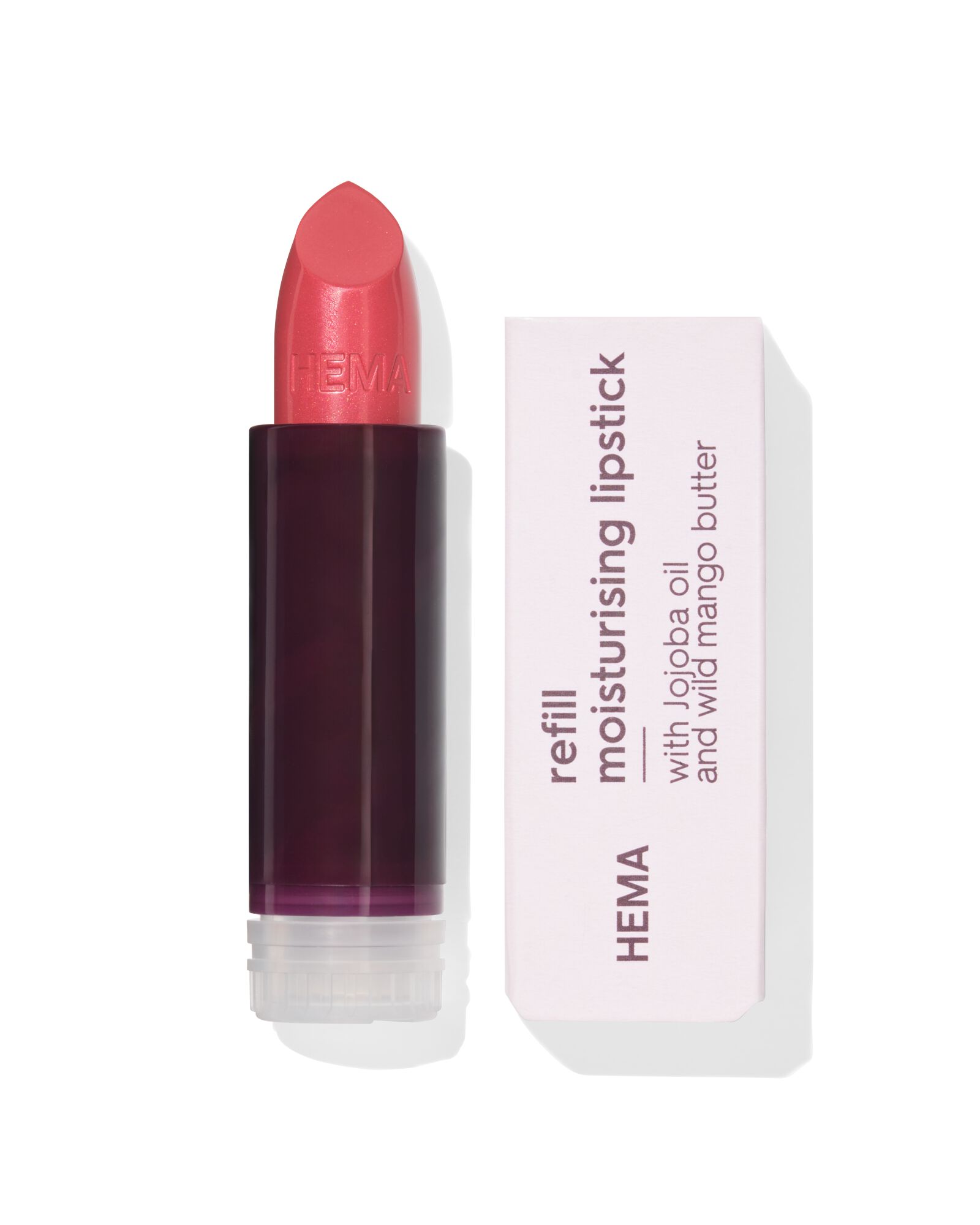 navulling moisturising lipstick 62 wine not - creamy - 11230462 - HEMA