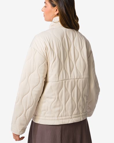 veste femme Jina matelass&eacute;e blanc cass&eacute; blanc cass&eacute; - 36207420OFFWHITE - HEMA