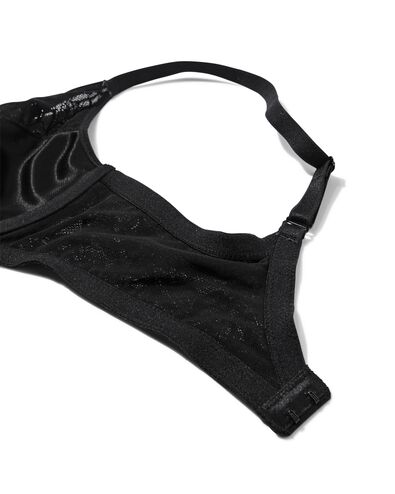 niet voorgevormde kanten bh met beugel  zwart zwart - 21870530BLACK - HEMA