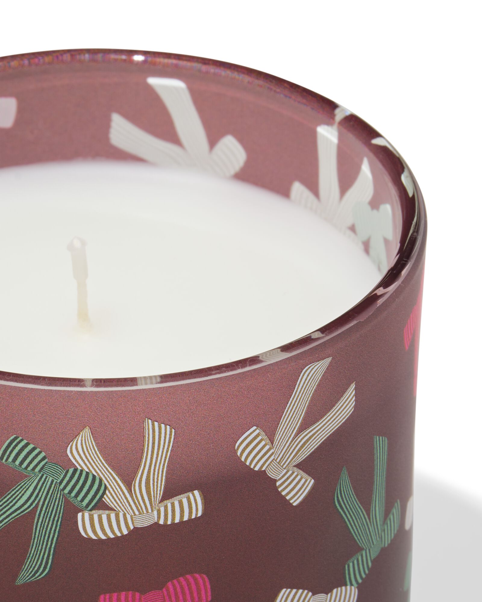 bougie parfumée ⌀8x9cm nœud - 25100326 - HEMA
