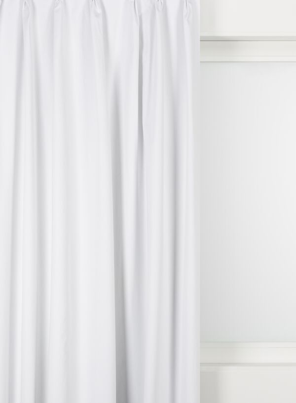tissu pour rideaux amsterdam occultant blanc blanc - 1000015926 - HEMA