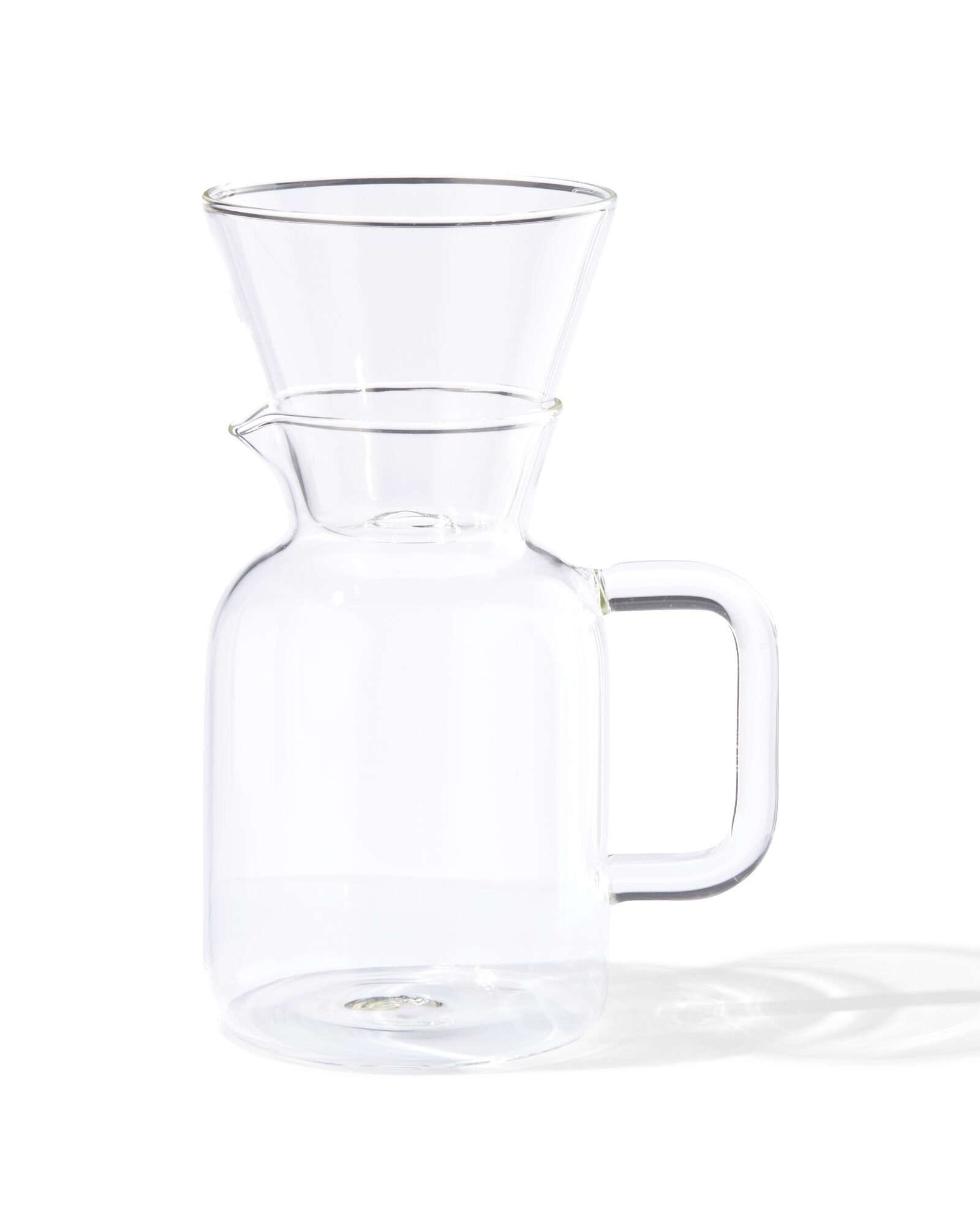 Kaffeekanne Koffiebinkie mit Filter, Glas, 0.6 Liter - 80610079 - HEMA