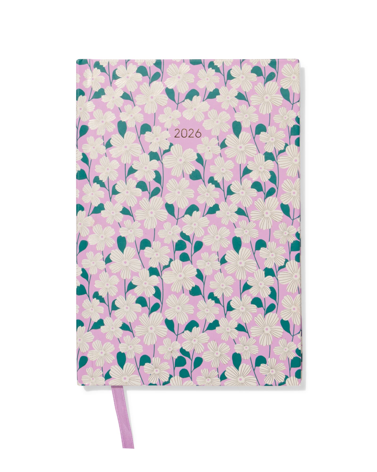 agenda 2026 A5 bloemen lila - 14500600 - HEMA