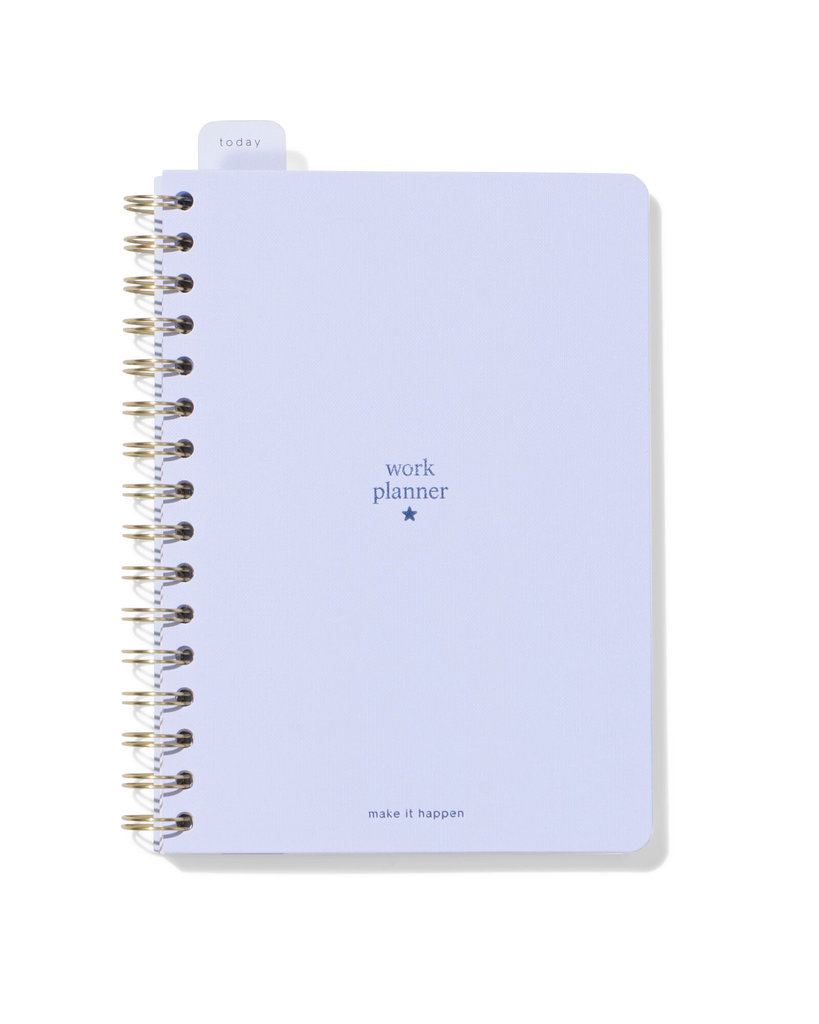 agenda de travail 21x14,8 cm bleu clair - 14103702 - HEMA
