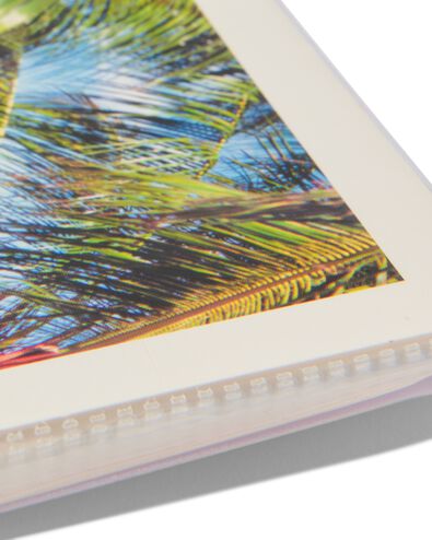Einsteckalbum, Spiralbindung, 16.3 x 13.8 cm, rosa - 14660005 - HEMA