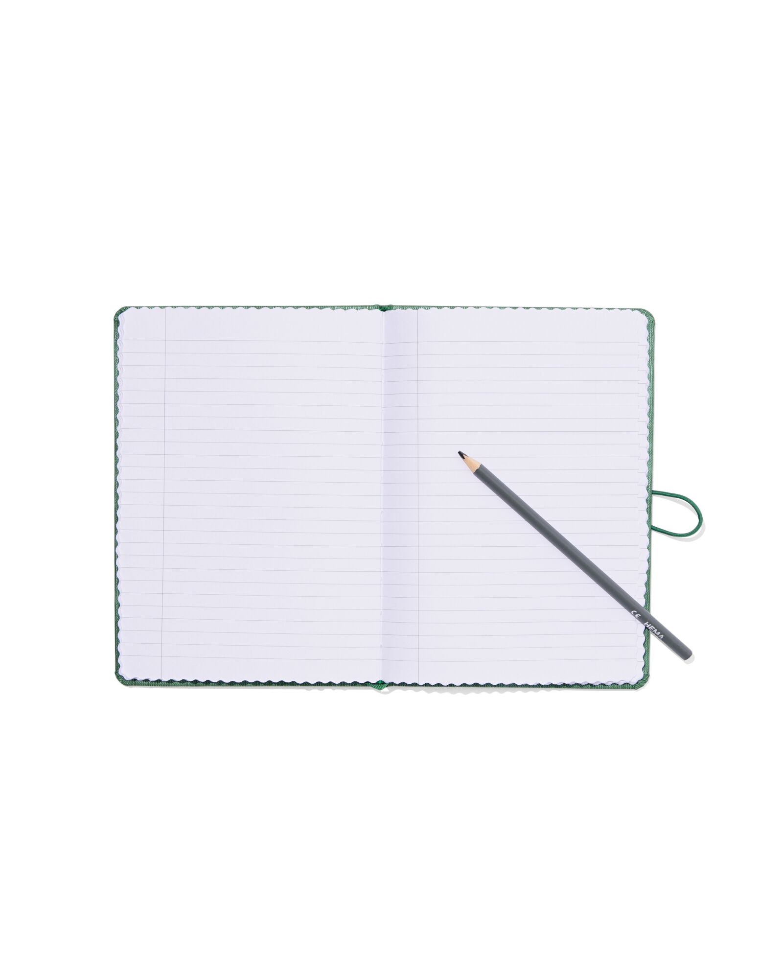 carnet A5 vert - 14106002 - HEMA