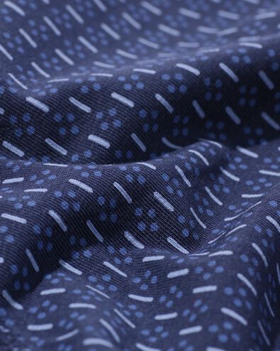 korte herenboxers - 3 stuks donkerblauw donkerblauw - 19168390DARKBLUE - HEMA