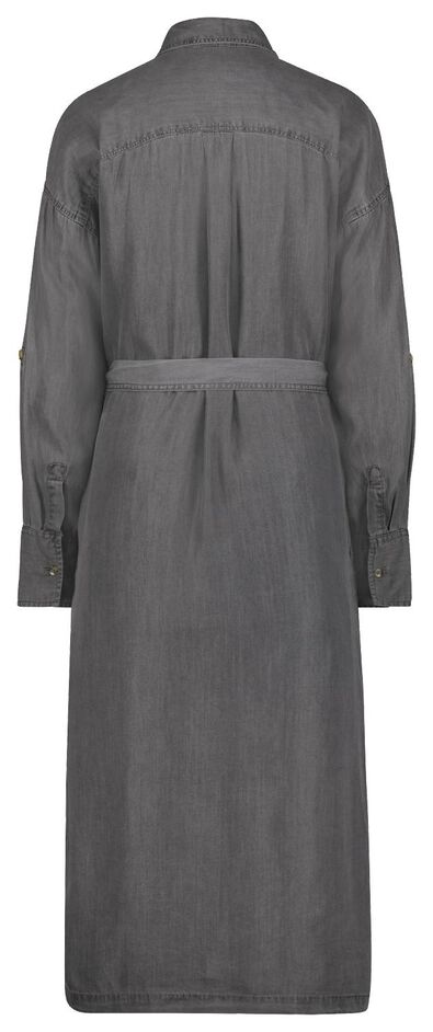 robe femme Lacey longue gris moyen - 1000026681 - HEMA