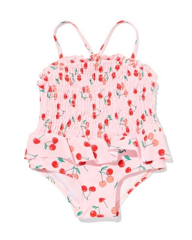 maillot de bain b&eacute;b&eacute; cerises rose rose - 33200730PINK - HEMA