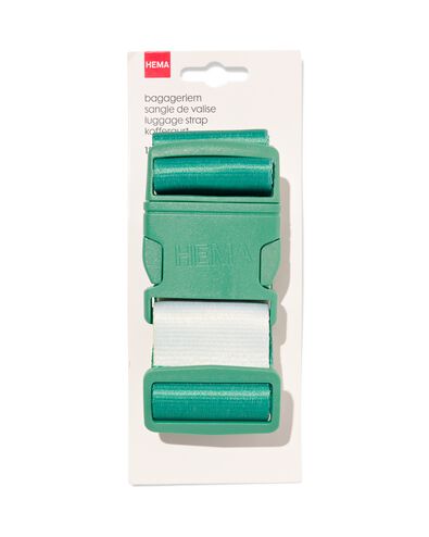 Koffergurt, 180 x 5 cm, gr&uuml;n, Streifen - 18640035 - HEMA