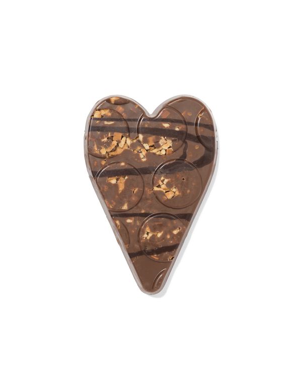 chocoladehart melk stroopwafel zeezout 125g - 24429730 - HEMA
