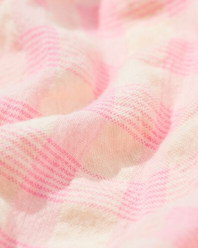 Kinderkleid aus Seersucker mit Karos rosa rosa - 30841360PINK - HEMA