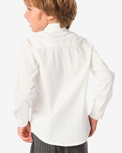Kinder-Oberhemd mit Fliege weiß 134/140 - 30752555 - HEMA