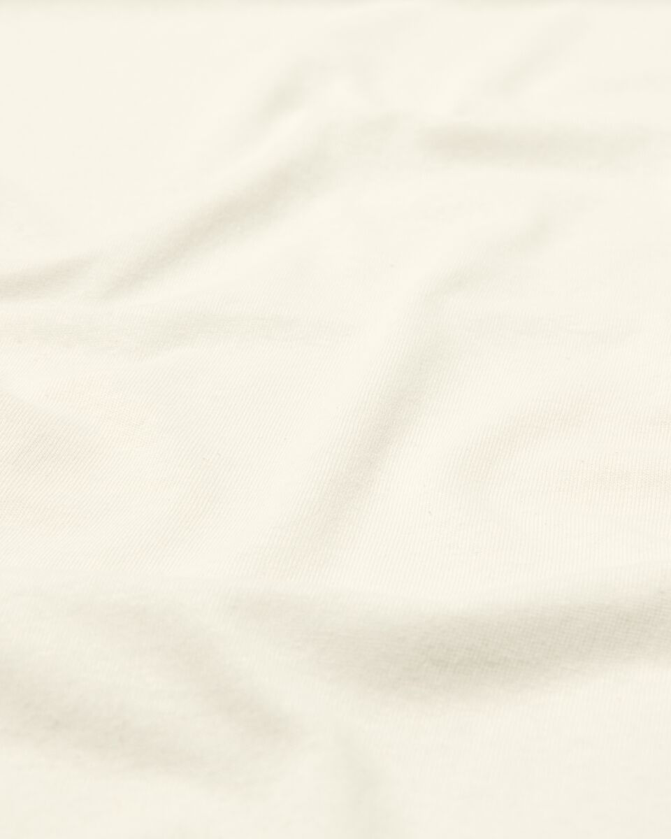drap-housse - jersey coton écru écru - 1000013995 - HEMA