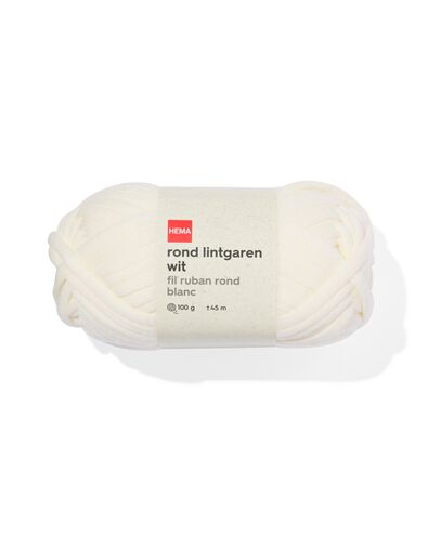 fil ruban rond blanc 100g 45m - 60760079 - HEMA