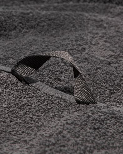 serviettes de bain - qualit&eacute; &eacute;paisse gris fonc&eacute; petite serviette - 5202602 - HEMA