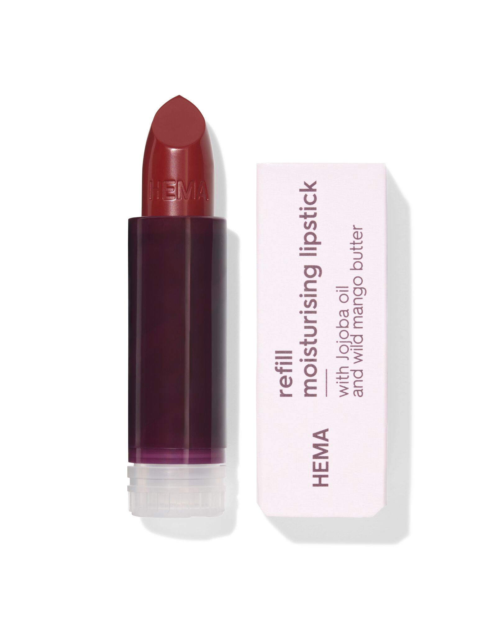 navulling moisturising lipstick 49 red velvet - creamy - 11230449 - HEMA