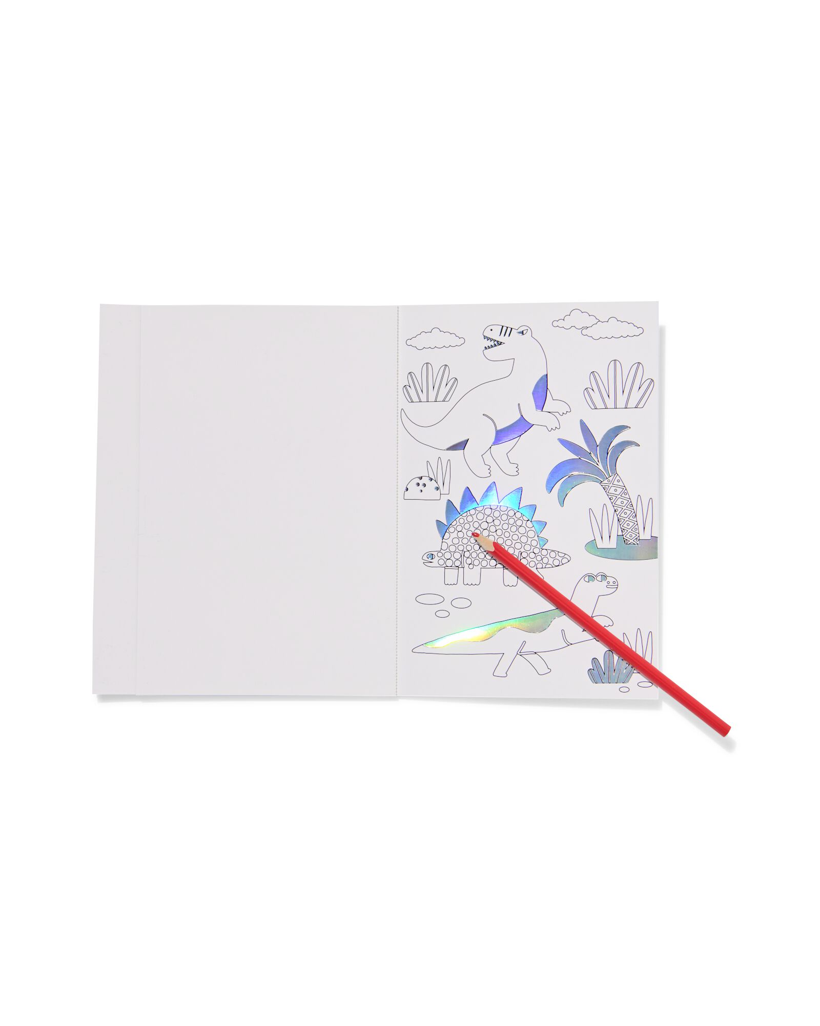 kleurboek A5 dino's - 15900286 - HEMA