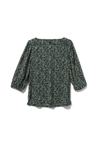 dames t-shirt Cateau groen - 1000029960 - HEMA