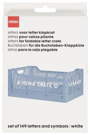 letters voor letterbord krat wit - 39821030 - HEMA