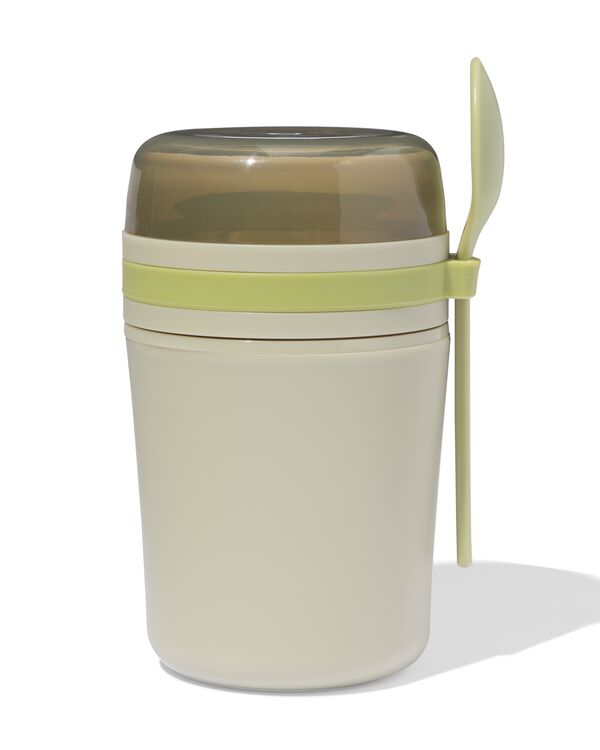 Joghurtbecher zum Mitnehmen 420 ml gr&uuml;n - 80650274 - HEMA