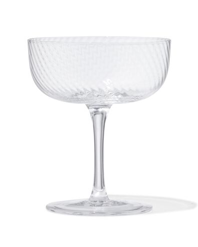 coupe en verre Bergen &agrave; relief torsad&eacute; - 9401153 - HEMA