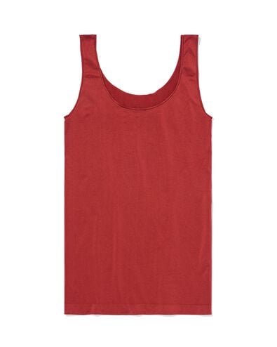 Damenhemd, nahtlos, Mikrofaser, breite Tr&auml;ger dunkelrot dunkelrot - 19601654DARKRED - HEMA