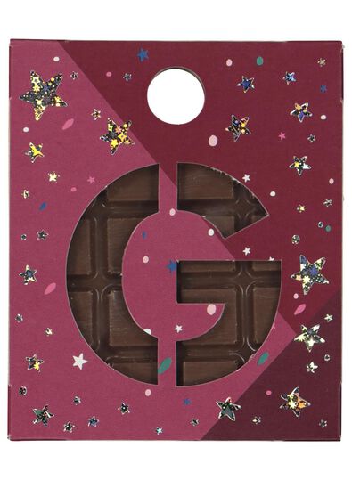 lettre en chocolat du lait - 1000017573 - HEMA