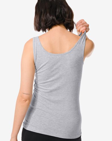 Damen-Hemd, Baumwolle graumeliert graumeliert - 1000013983 - HEMA
