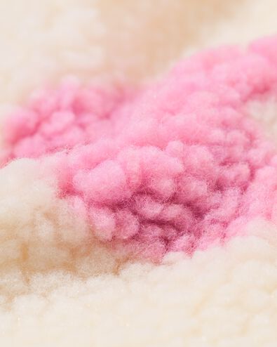 poncho de canapé femme taille unique polaire capuche et poches cœurs - 61100241 - HEMA