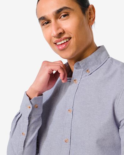 chemise homme violet XL - 2113118 - HEMA