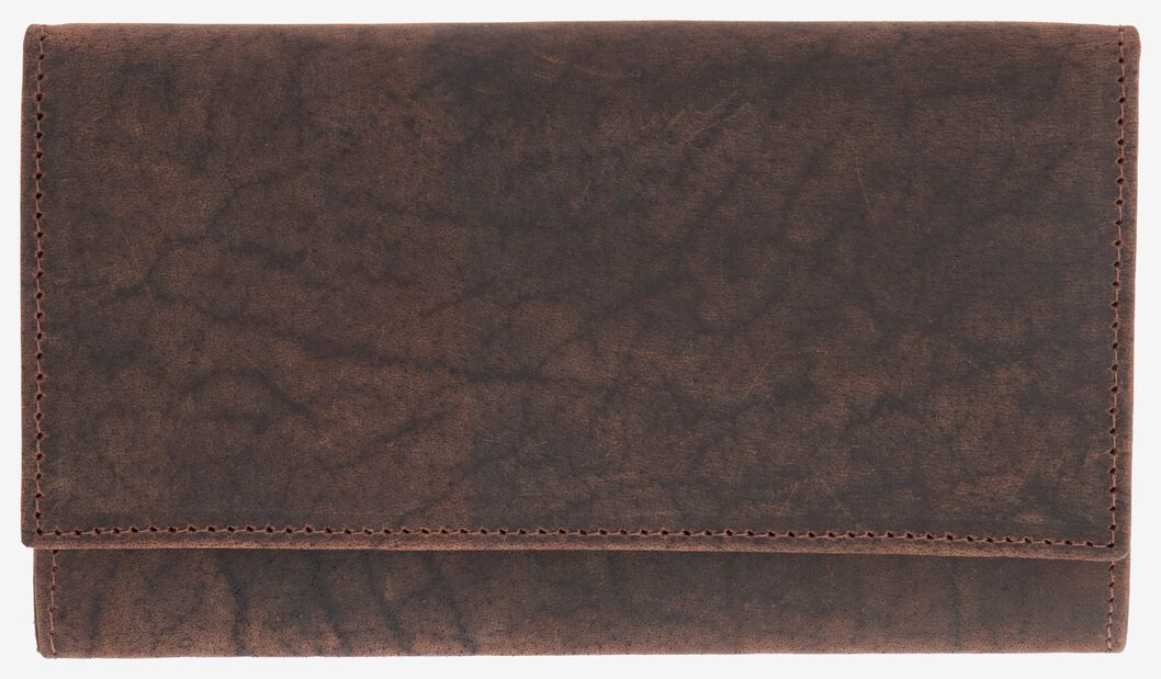 portemonnaie en cuir 10x16.4 - RFID- marron - 18120056 - HEMA