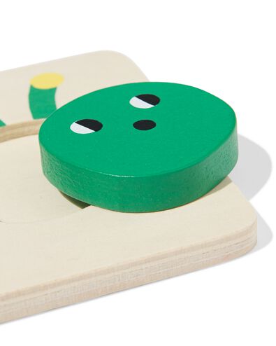 puzzle incrust&eacute; 20x10cm chenille bois - 15100224 - HEMA