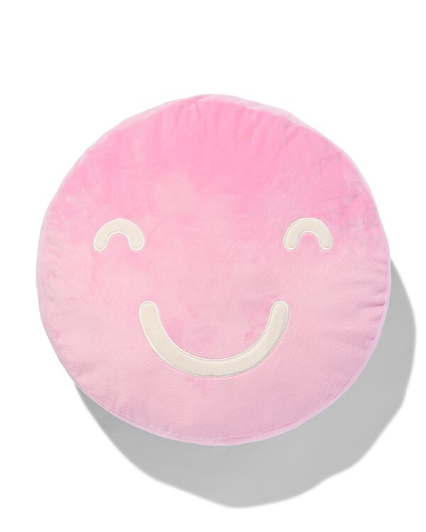 kussen pluche gezichtje - 61130138 - HEMA
