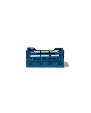caisse pliable à lettres recyclée XS bleu - 39821200 - HEMA