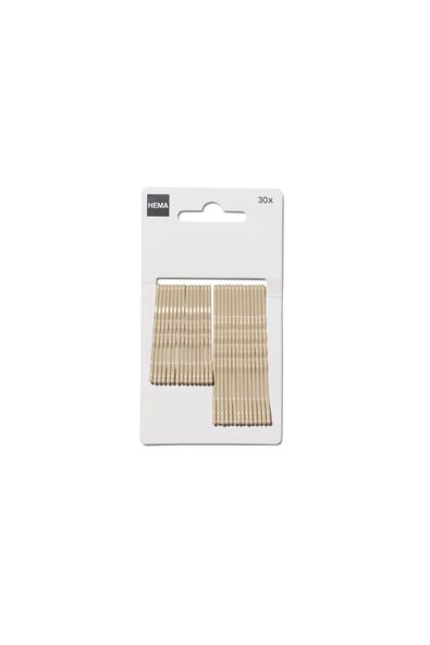 haarschuifjes beige 30 stuks - 11870216 - HEMA