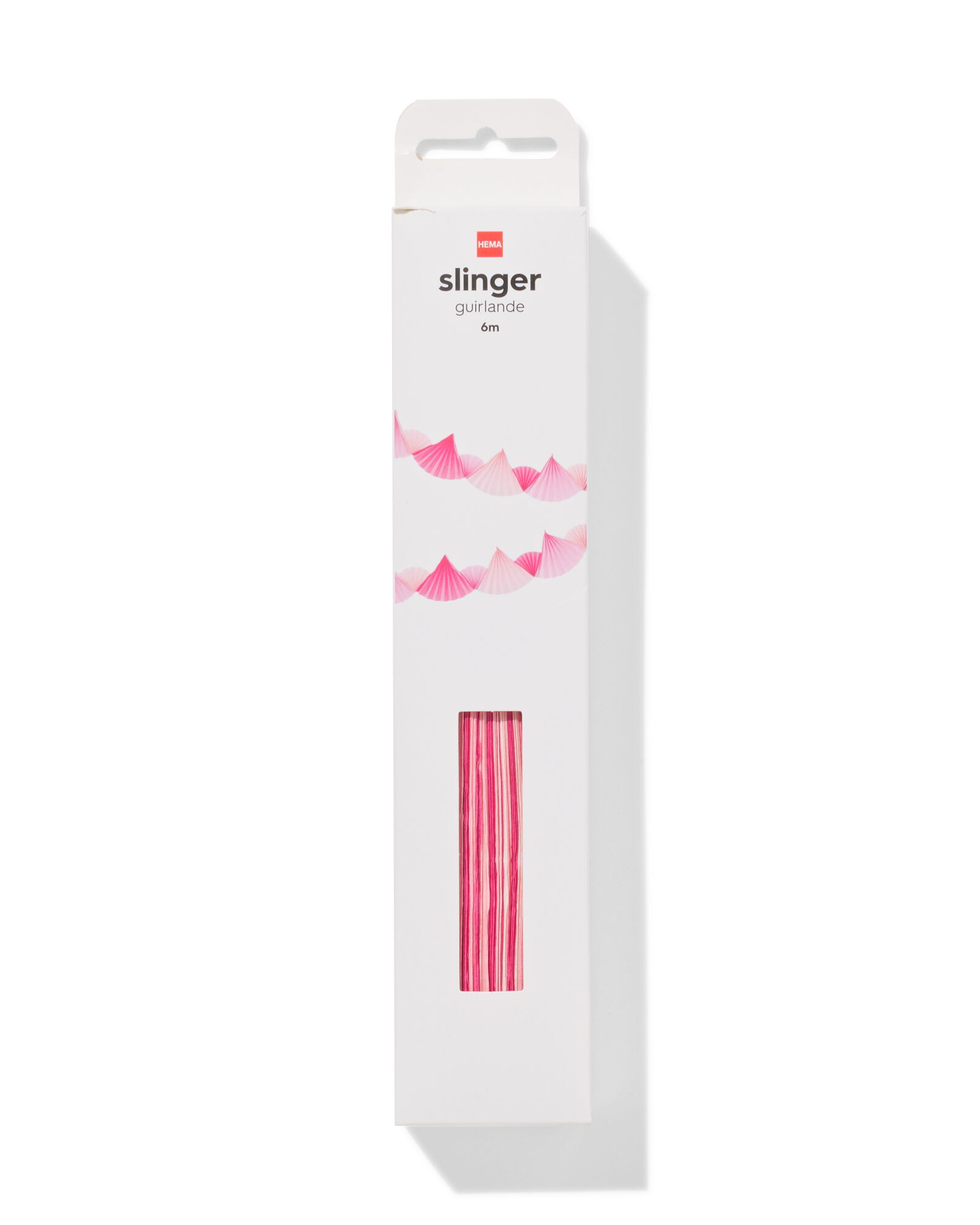 guirlande 6m &eacute;ventail rose - 14250095 - HEMA