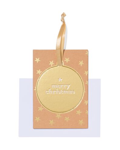 5er-Pack Weihnachtskarten mit Weihnachtsanh&auml;nger - 25300065 - HEMA