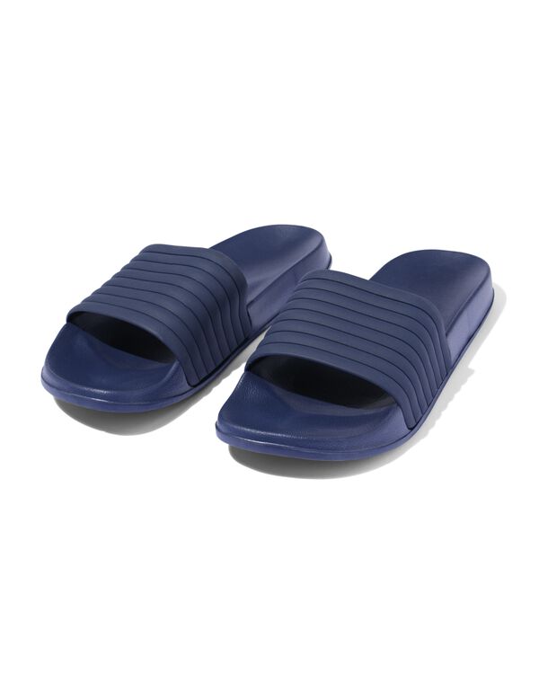 Herren-Badeslipper blau blau - 22110080BLUE - HEMA