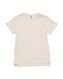 Kinder-T-Shirt, Struktur beige 86/92 - 30782156 - HEMA
