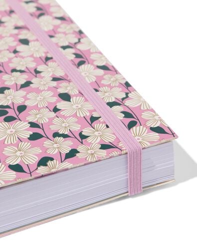 Collegeblock 4-in-1, DIN A5, liniert, Blumen - 14100211 - HEMA