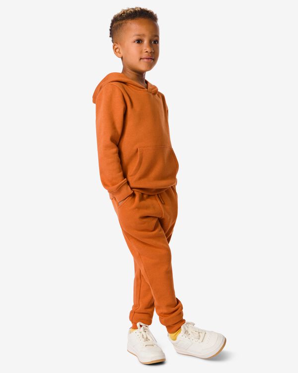 pantalon sweat enfant marron marron - 1000031885 - HEMA