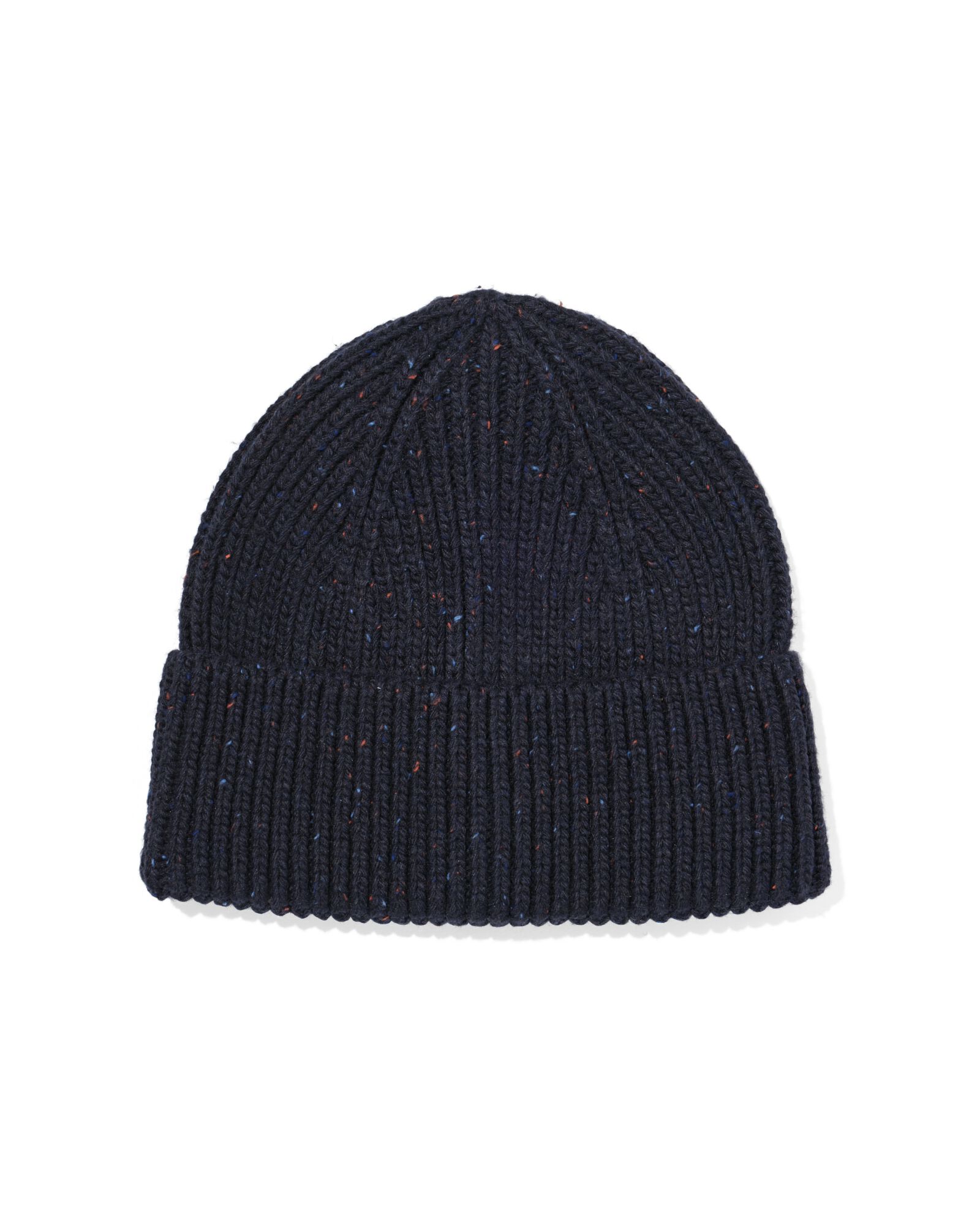 heren beanie donkerblauw - 16500024 - HEMA