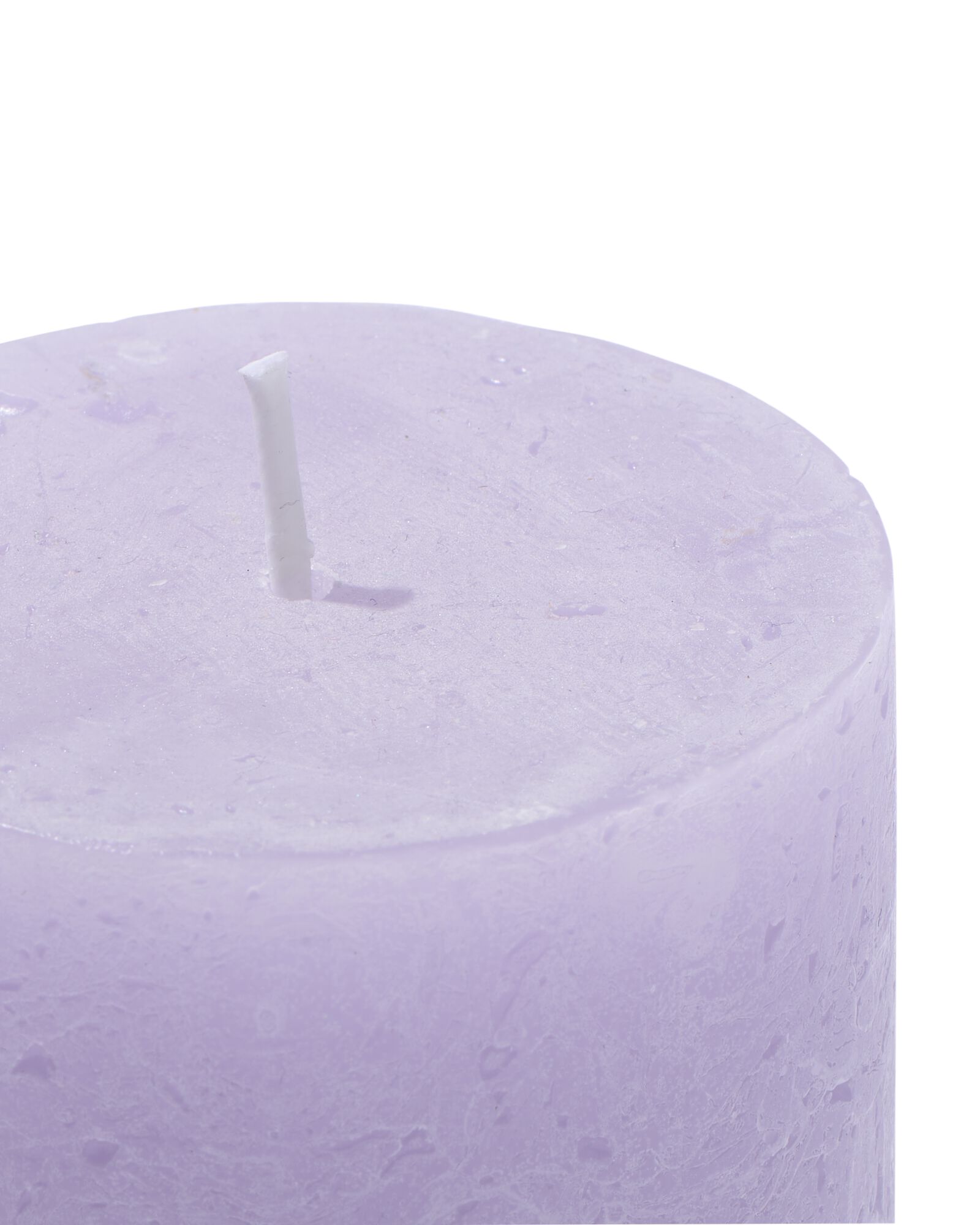 Rustikale Kerze &Oslash; 7 x 8 cm, Lila lila 7 x 8 - 13504203 - HEMA