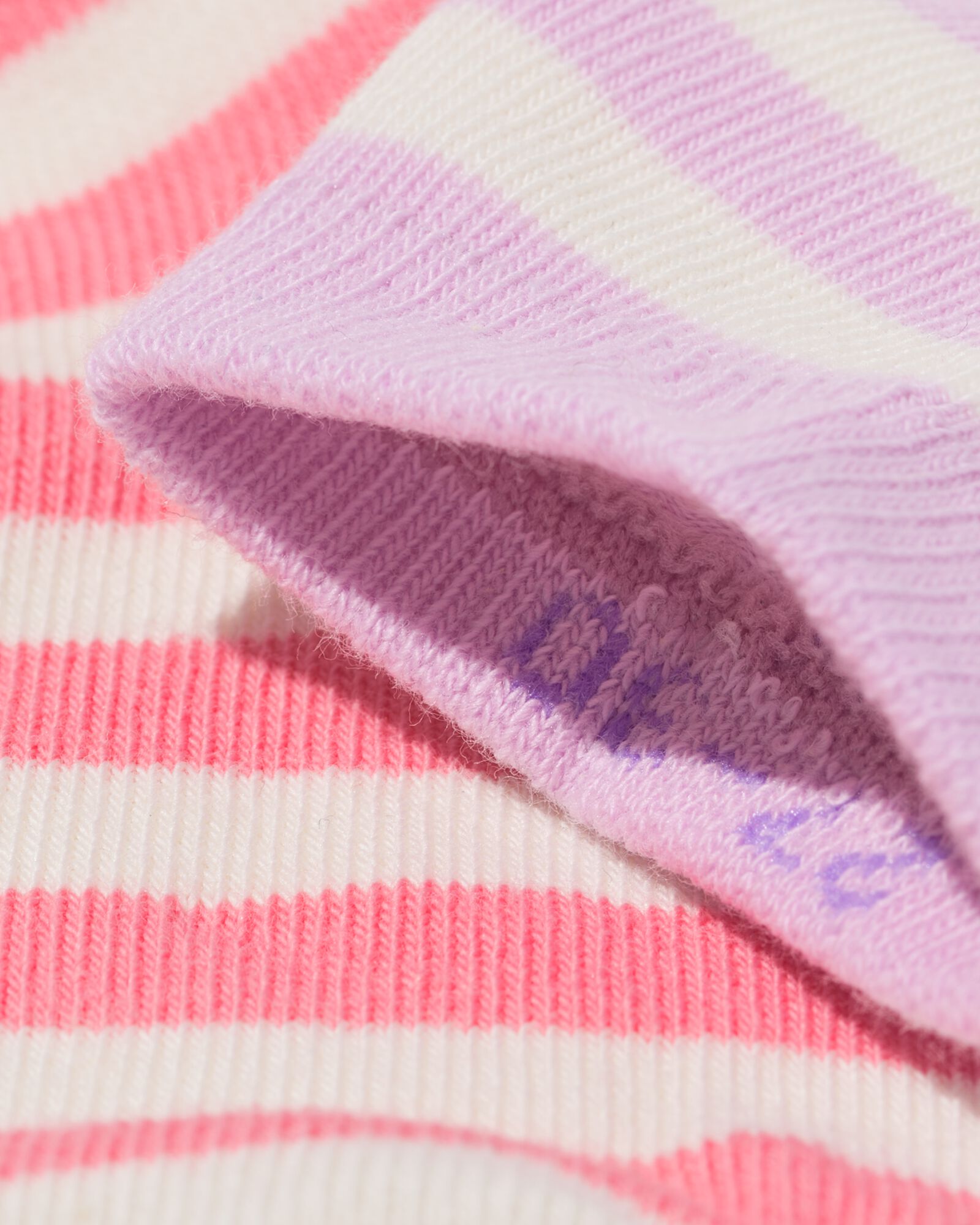 Kinder-Kurzs&ouml;ckchen, gestreift &ndash; 5 Paar rosa rosa - 4320745PINK - HEMA